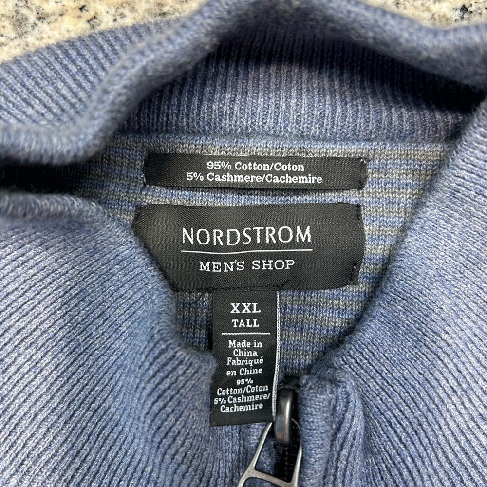 Nordstrom 1/4 zip sweater XXL